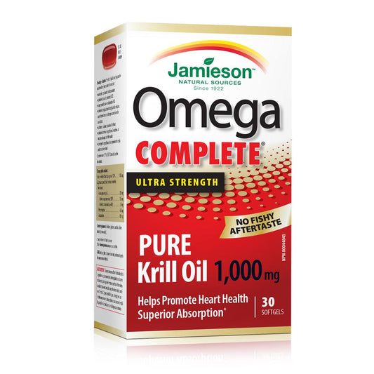 Jamieson Omega Complete Ultra Strength Super Krill 1000 mg, 30 softgels