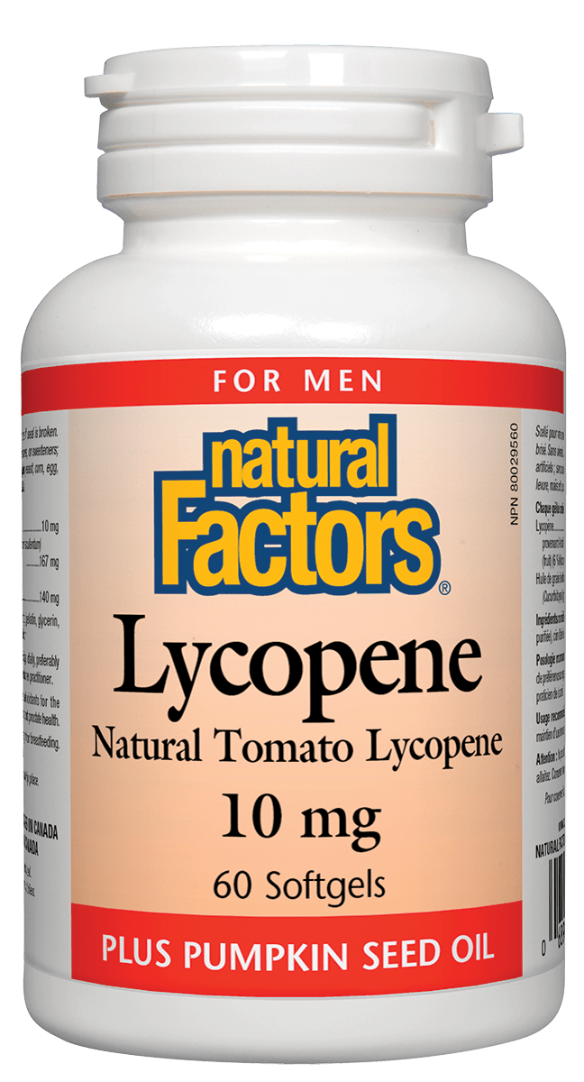 Natural Factors Lycopene 10mg 60 Softgels