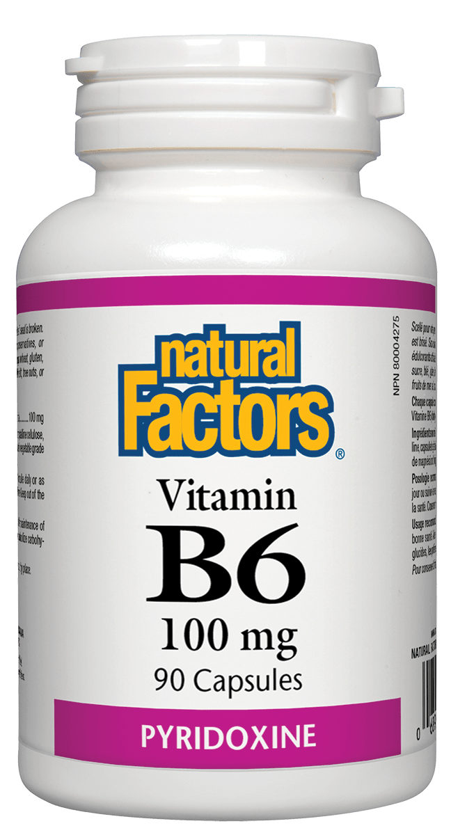 Natural Factors Vitamin B6 100mg