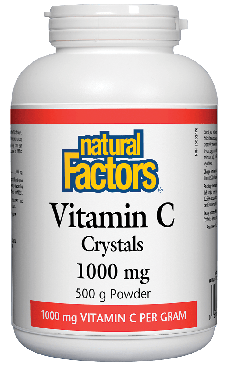 Natural Factors Vitamin C Crystals 1000mg 500g
