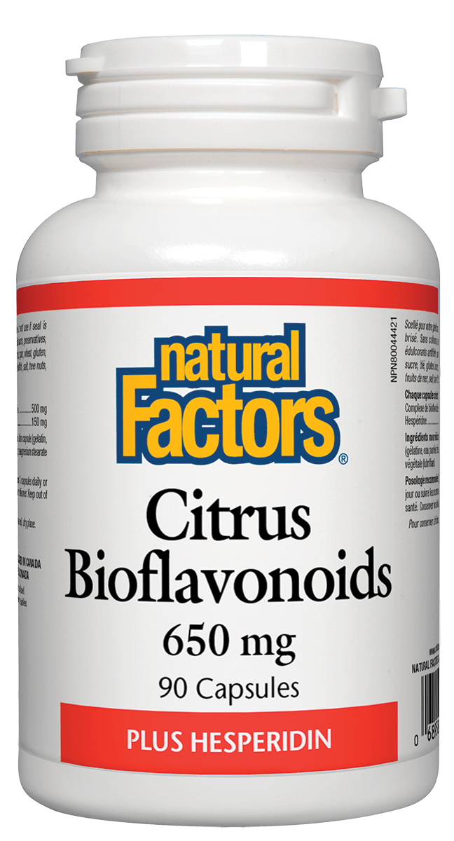 Natural Factors Citrus Bioflavonoids Plus Hesperidin 650mg 90 Capsules