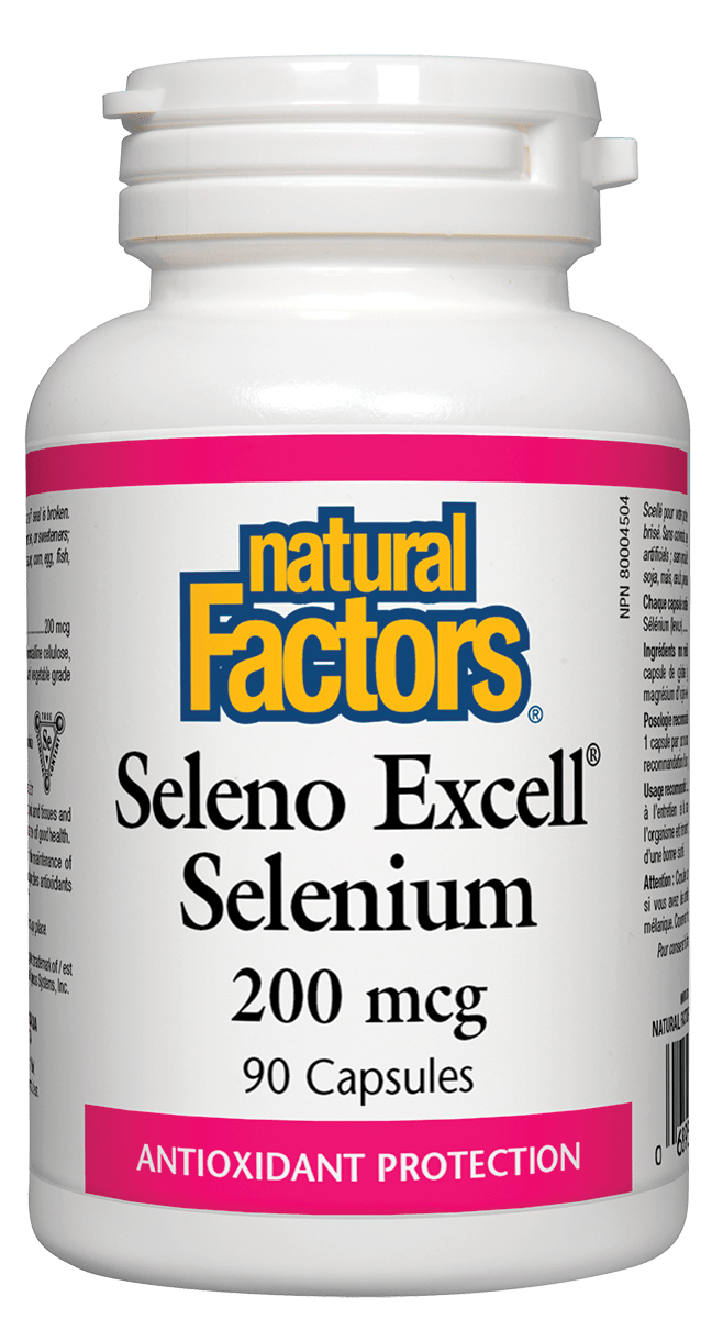 Natural Factors SelenoExcel Trade Selenium 200mcg 90 Capsules
