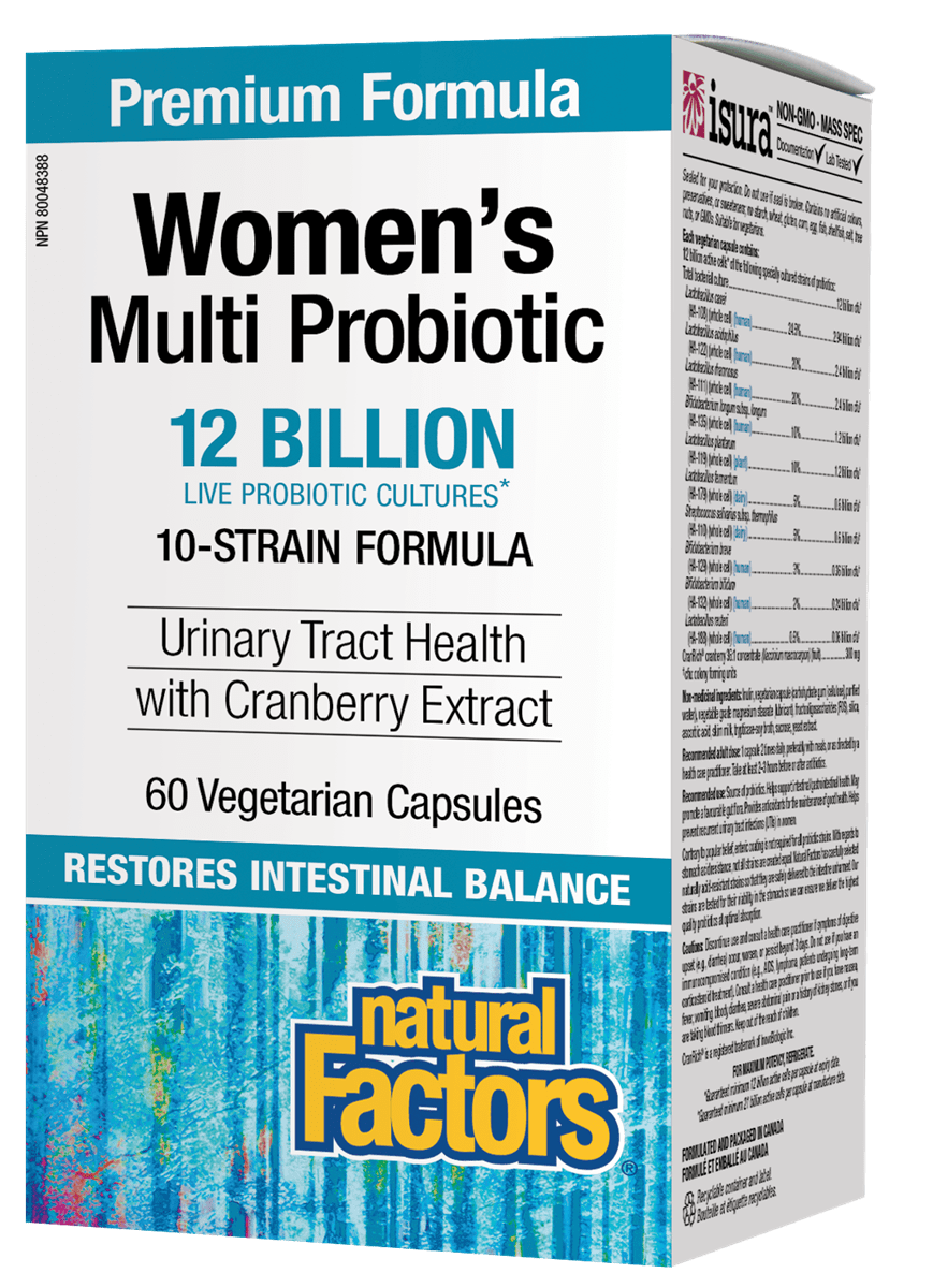 Natural Factors Women's Multi Probiotic Formula 60 Capsules