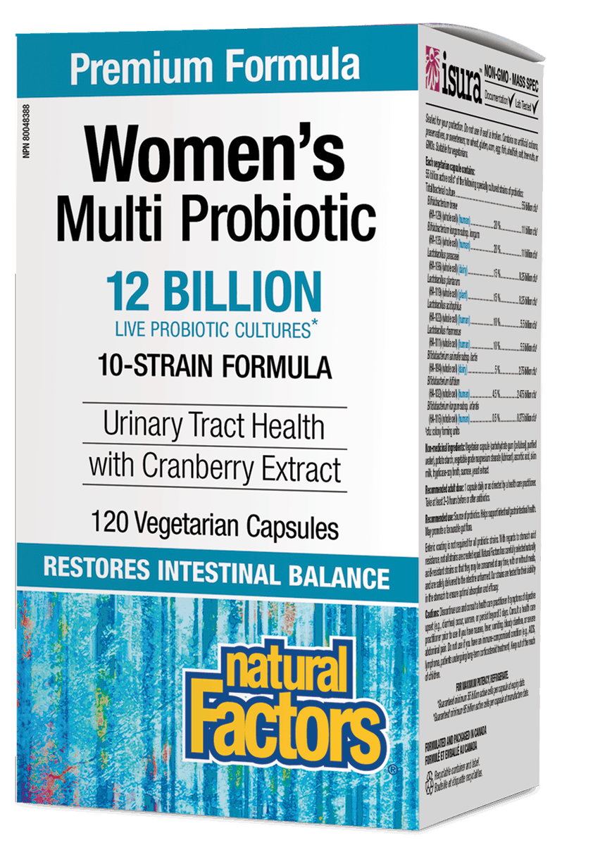 Natural Factors Women's Multi Probiotic Formula 120 Capsules