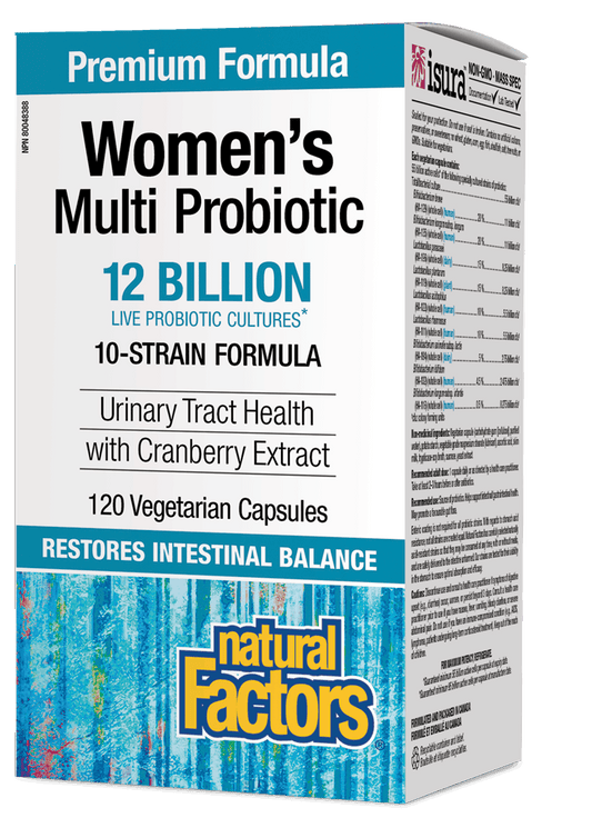 Natural Factors Women's Multi Probiotic Formula 120 Capsules
