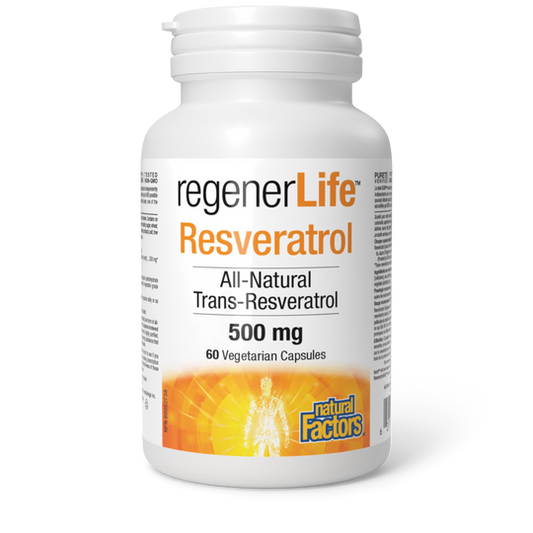 Natural Factors RegenerLife Resveratrol 60 V-Capsules