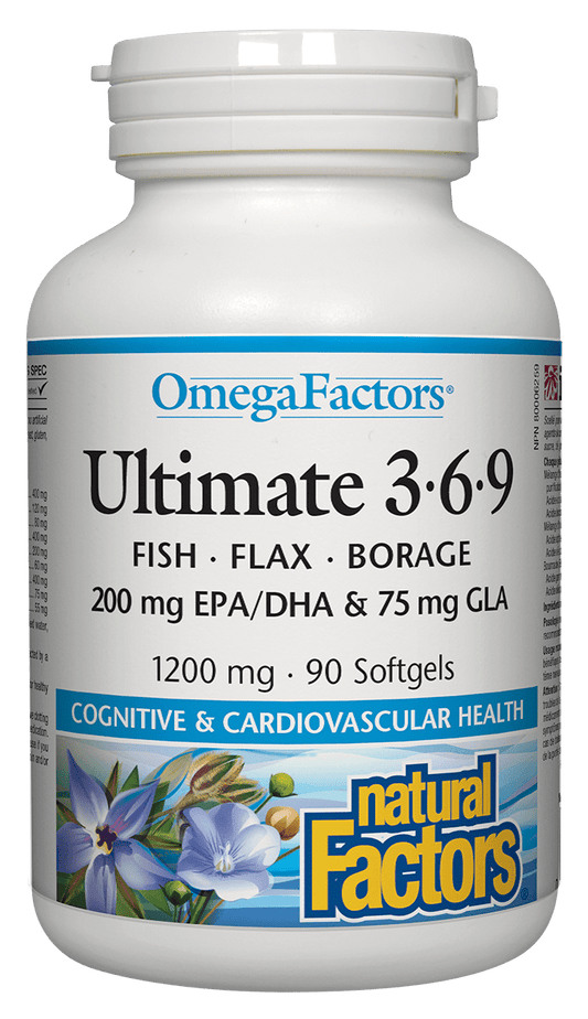 Natural Factors Omega Factors Ultimate 90 Softgels
