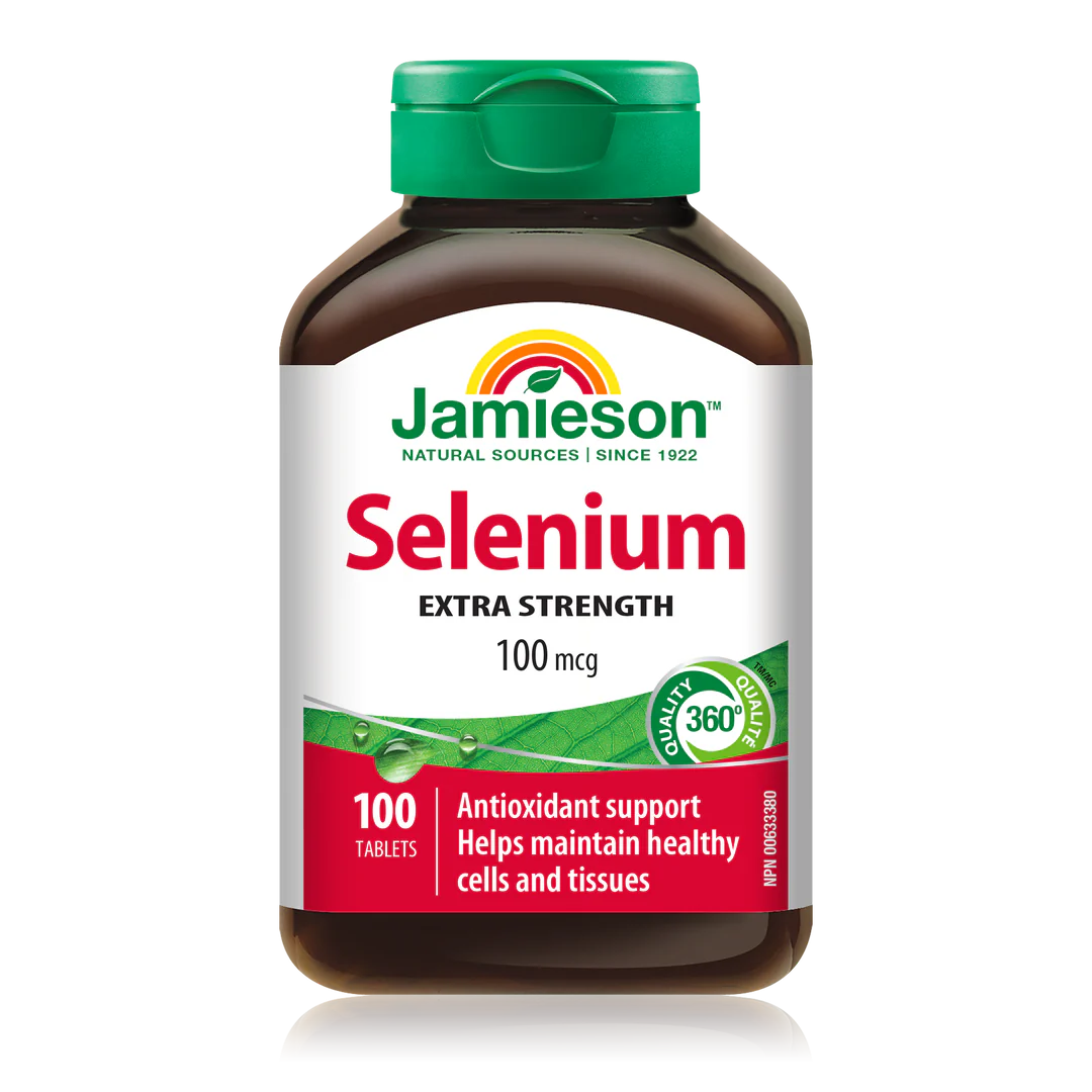 Jamieson Selenium 100mcg, 100 tabs