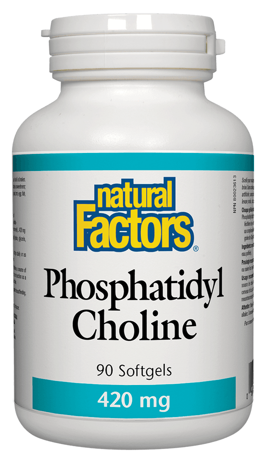 Natural Factors Phosphatidylcholine (PC) 420mg 90 Softgels