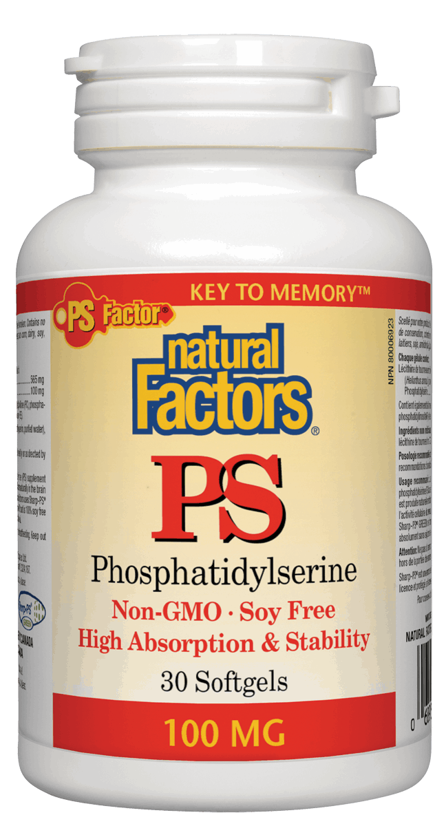 Natural Factors Phosphatidylserine PS 100mg 30 Softgels