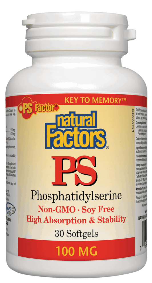 Natural Factors Phosphatidylserine PS 100mg 30 Softgels