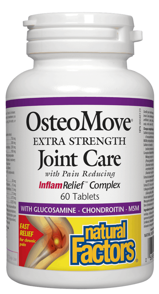 Natural Factors OsteoMove Ext Str Joint Care 60 Tablets