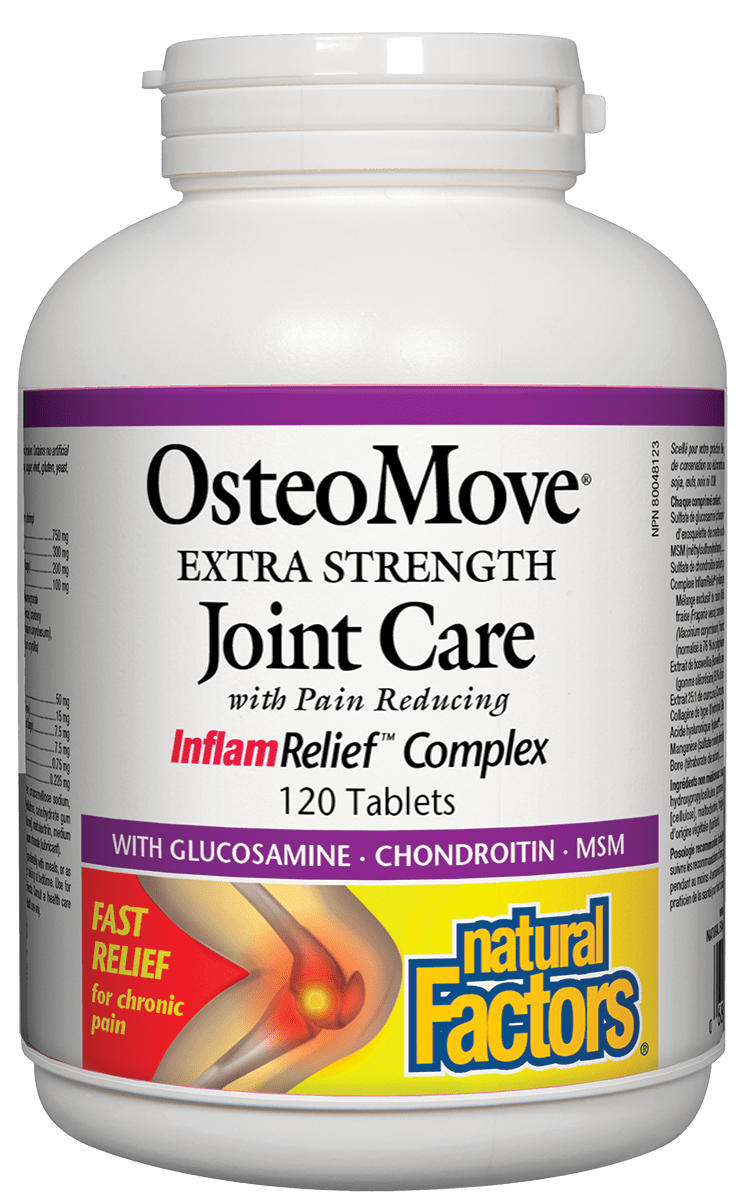 Natural Factors OsteoMove Extra Strength Joint Care 120 caplets