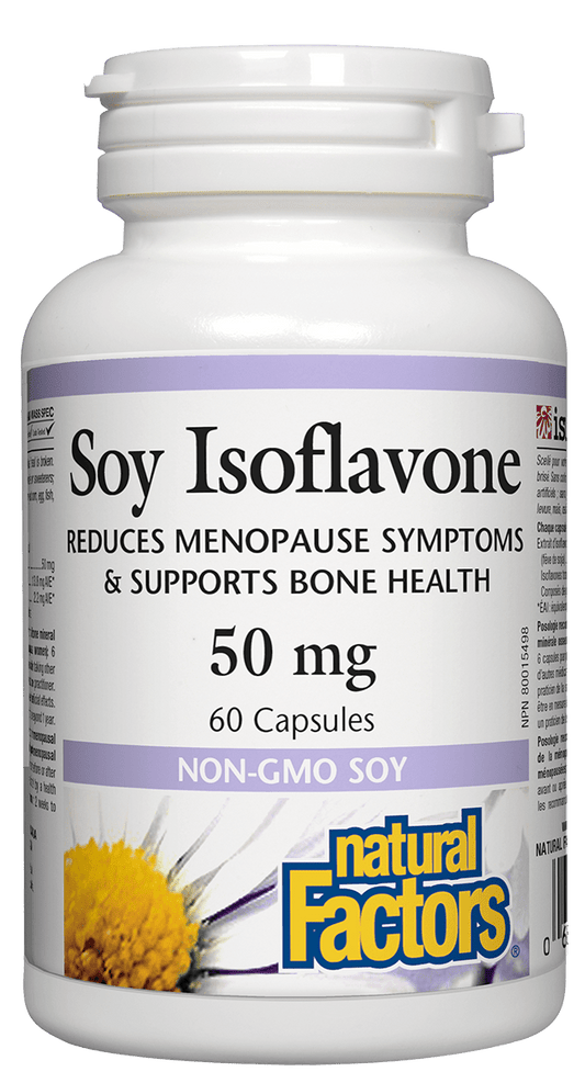 Natural Factors Soy Isoflavones Complex 50mg 60 Capsules
