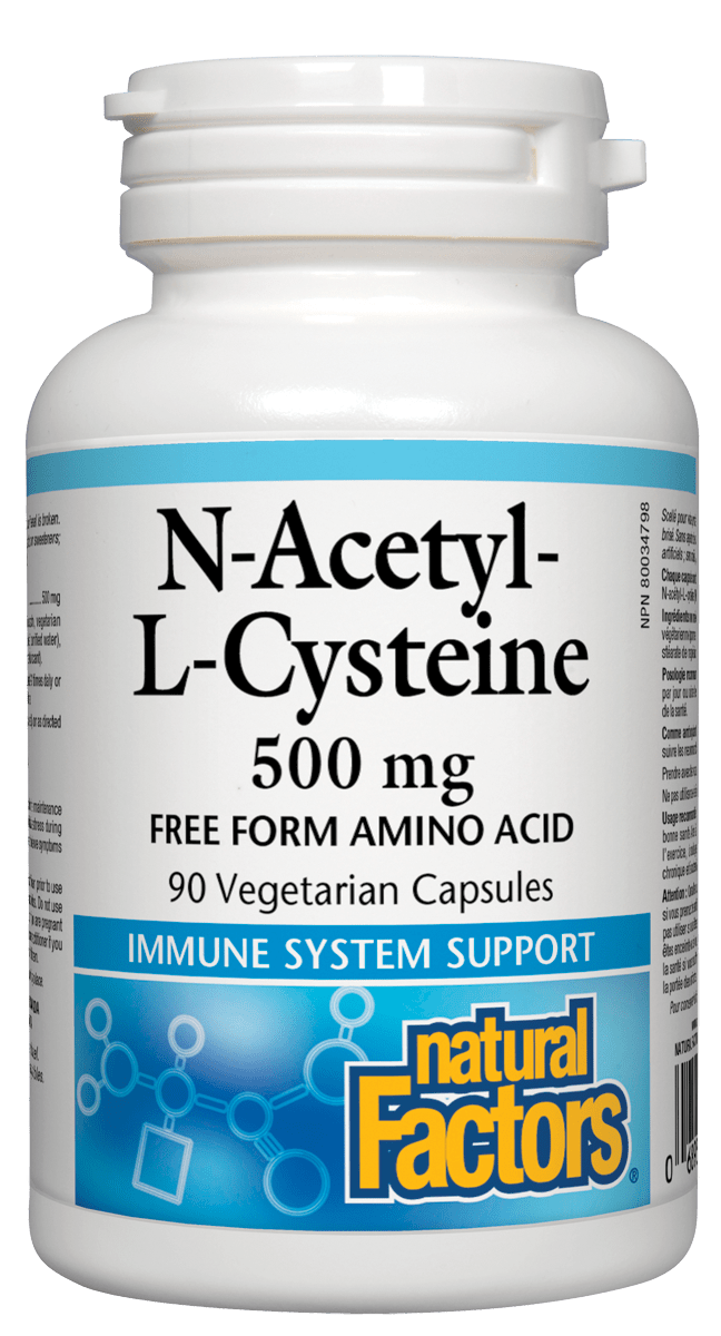 Natural Factors N-Acetyl Cysteine (NAC ) 90 V-Capsules