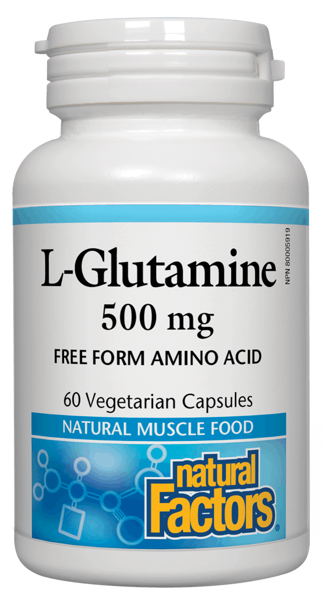 Natural Factors L-Glutamine 500mg 60 Capsules