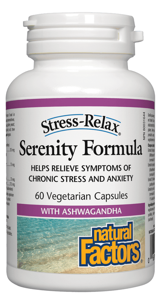 Natural Factors Stress-Relax & Trade Serenity Formula 60 Capsules