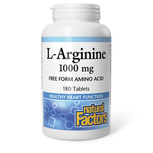 Natural Factors L-Arginine 1000mg Tab 180 Tablets