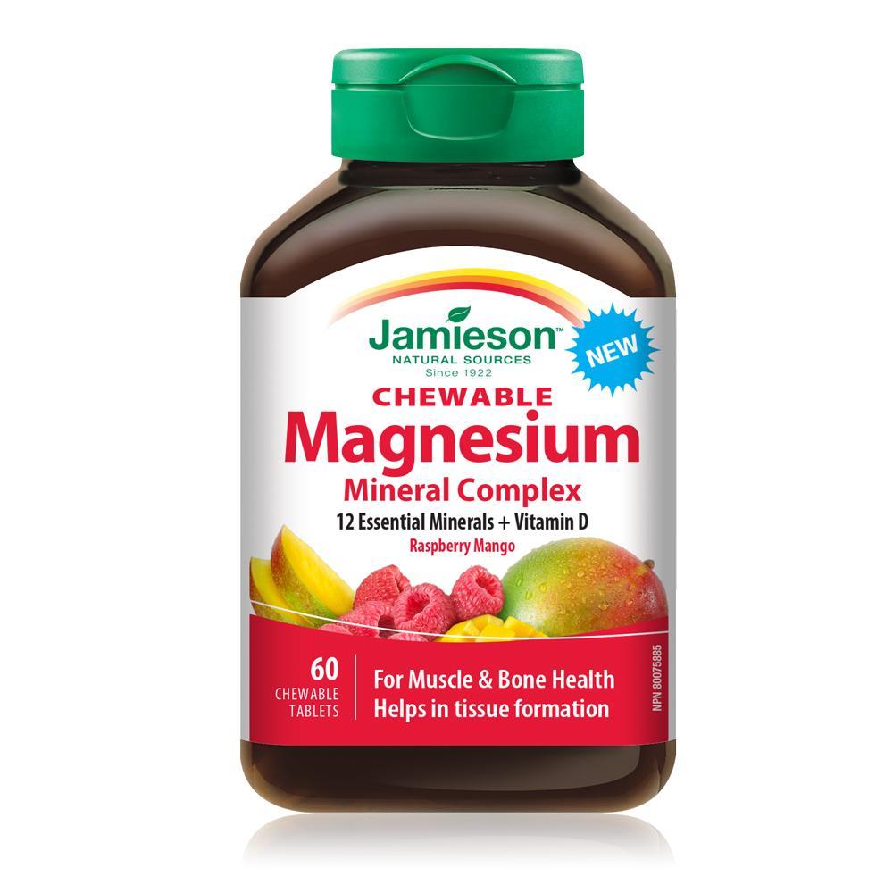 Jamieson Chewable Magnesium Mineral Complex 60's