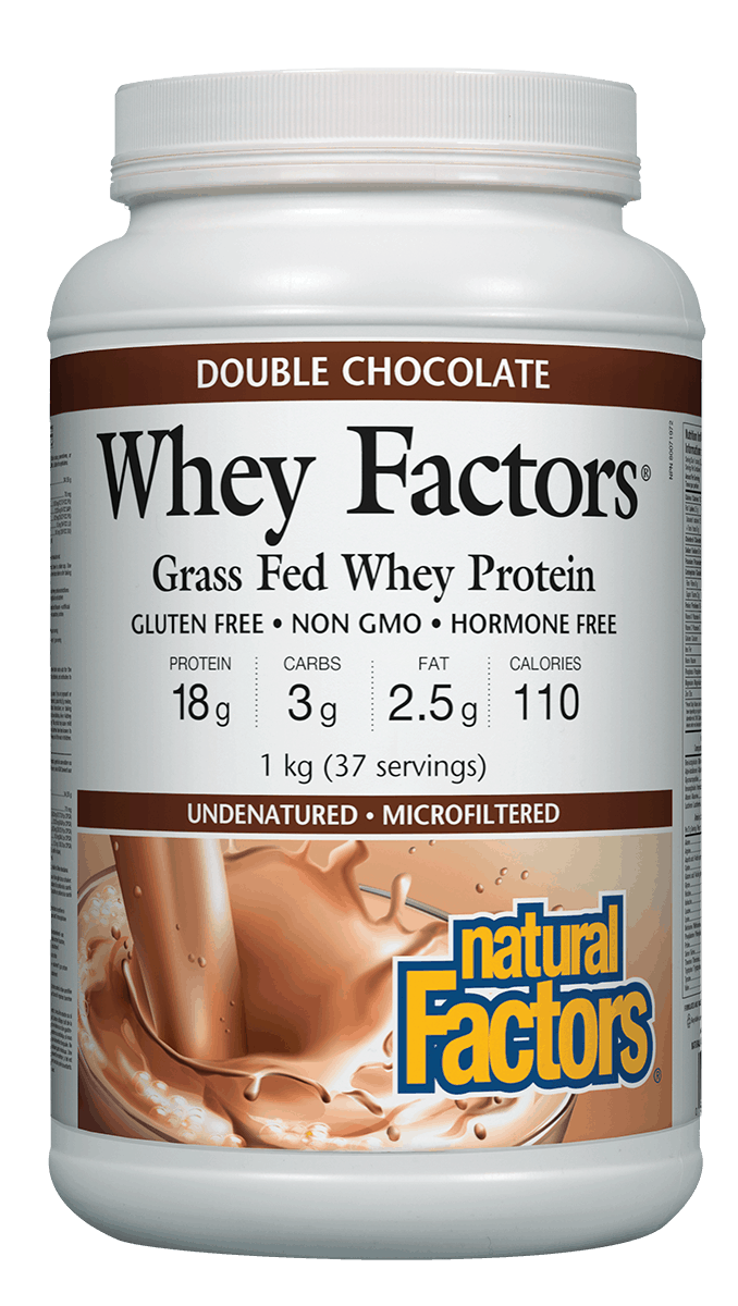 Natural Factors Whey Factors High Protein Formula Double Chocolate Flavour