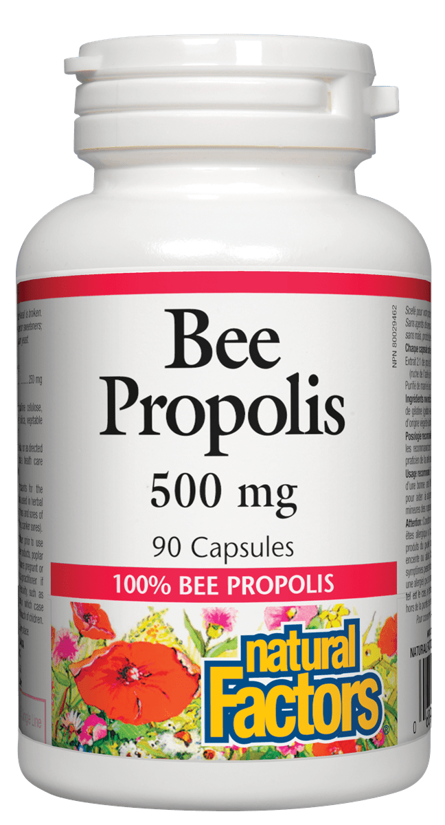Natural Factors Bee Propolis Extract 500mg 90 Capsules