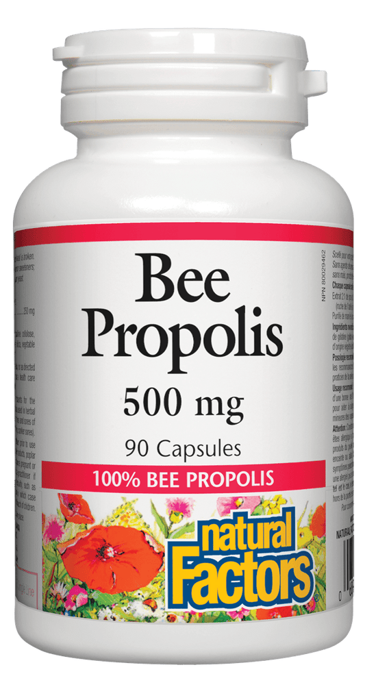Natural Factors Bee Propolis Extract 500mg 90 Capsules