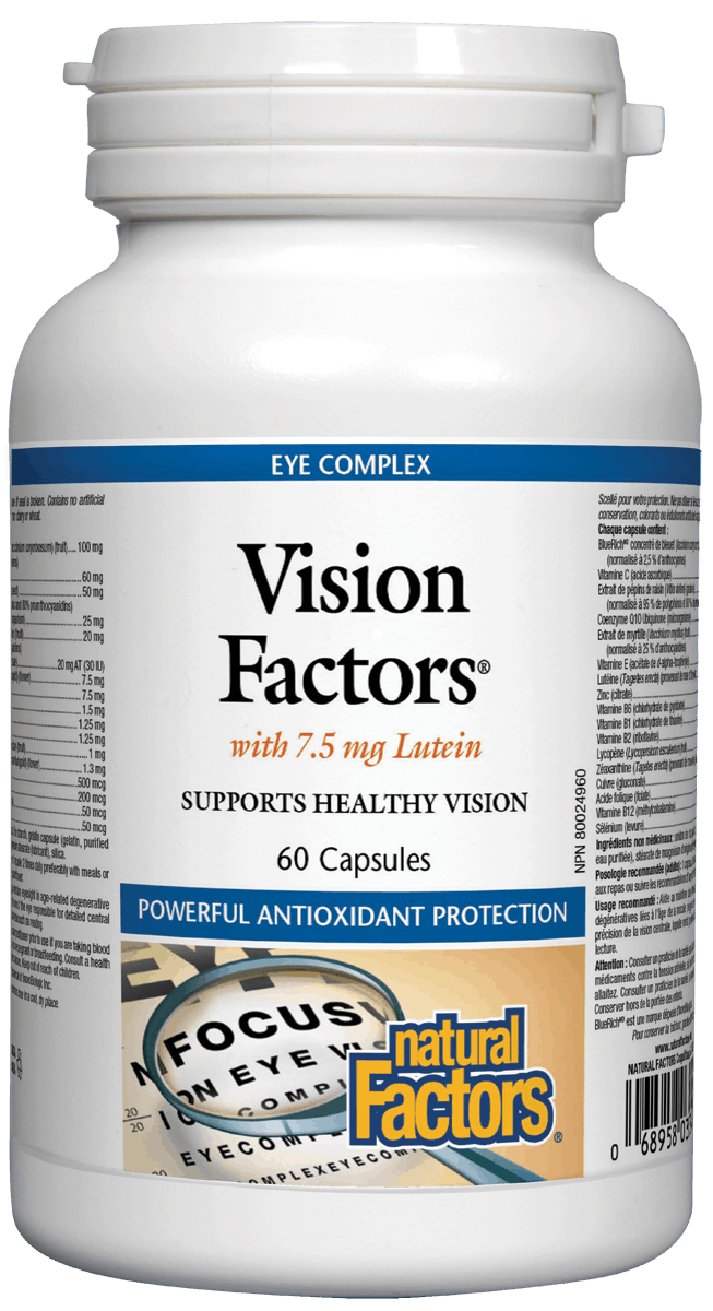 Natural Factors Vision Factors 60 Capsules