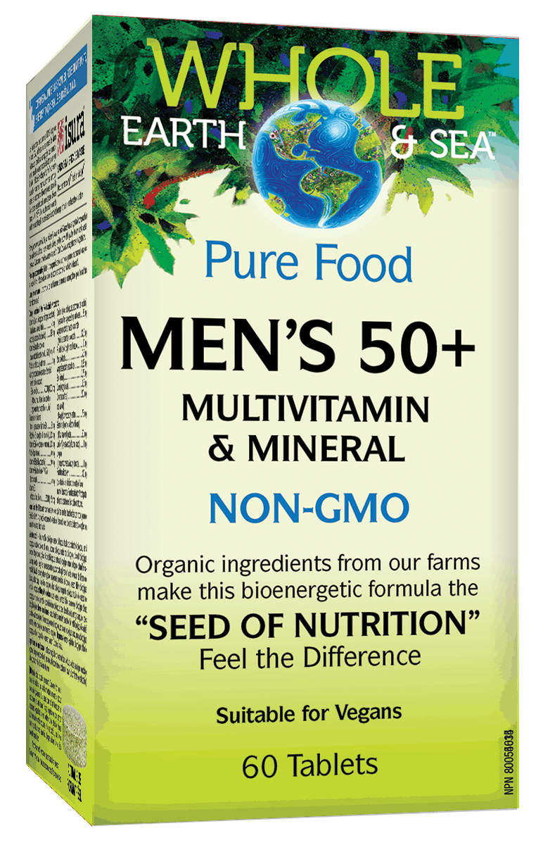 Natural Factors Men's 50+ Multivitamin & Minerals 60 Tablets