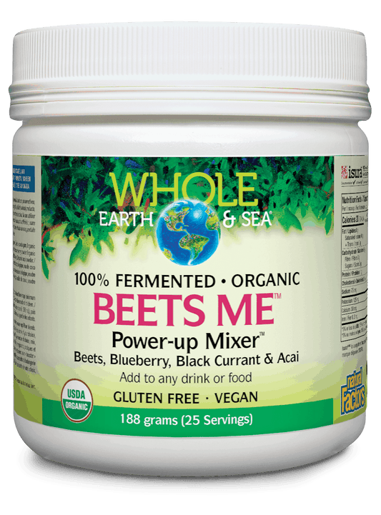 Natural Factors Whole Earth & Sea Beet Me Power Mixer 188g