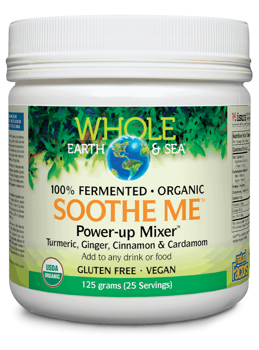 Natural Factors Whole Earth & Sea Soothe Me Power Up Mixer 125g