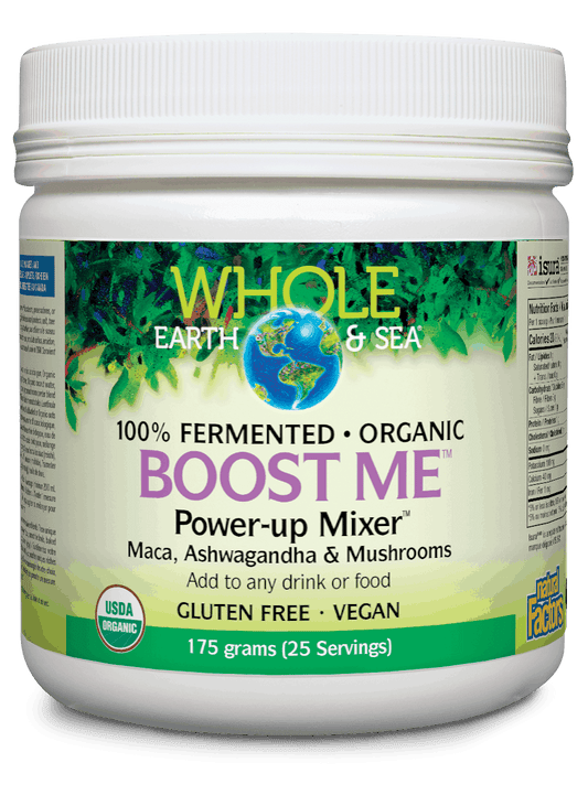 Natural Factors Whole Earth & Sea Boost Me Power-up Mixer 175g