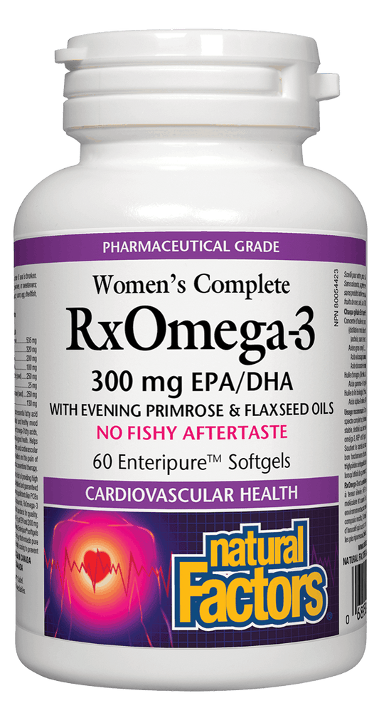 Natural Factors Women's Complete RxOmega-3 Factors 60 Softgels