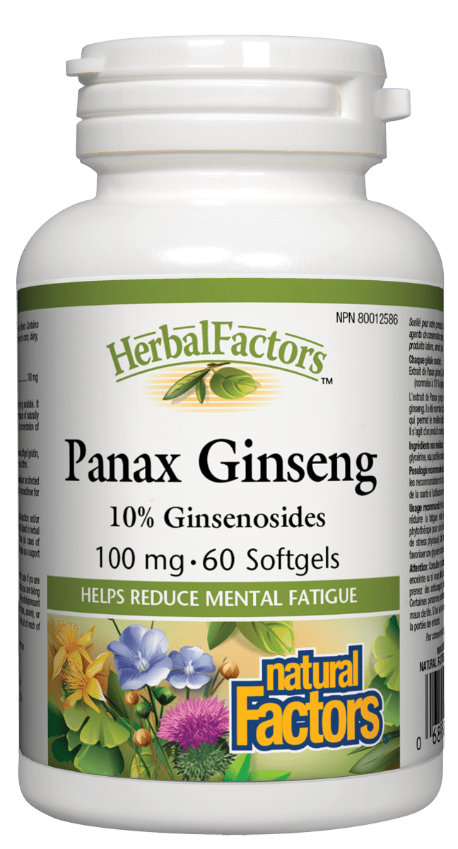 Natural Factors Panax Ginseng C.A.Meyer 60 Softgels