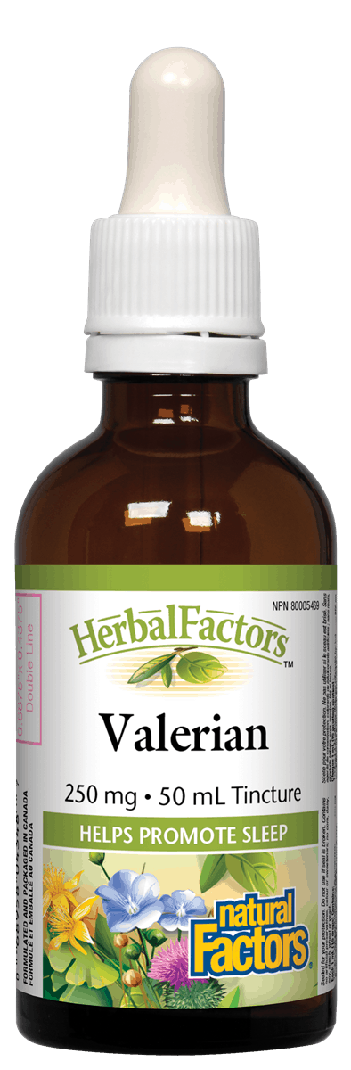 Natural Factors Valerian 250mg 50mL Tincture