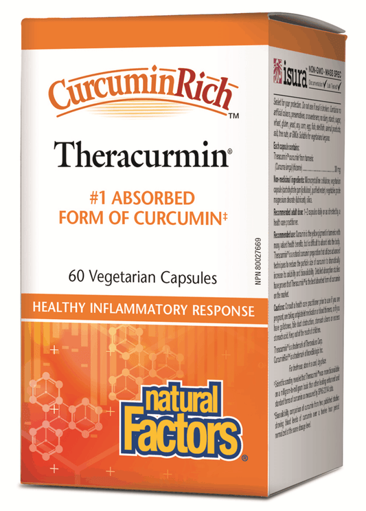 Natural Factors CurcuminRich Theracurmin 30mg 60 V-Capsules