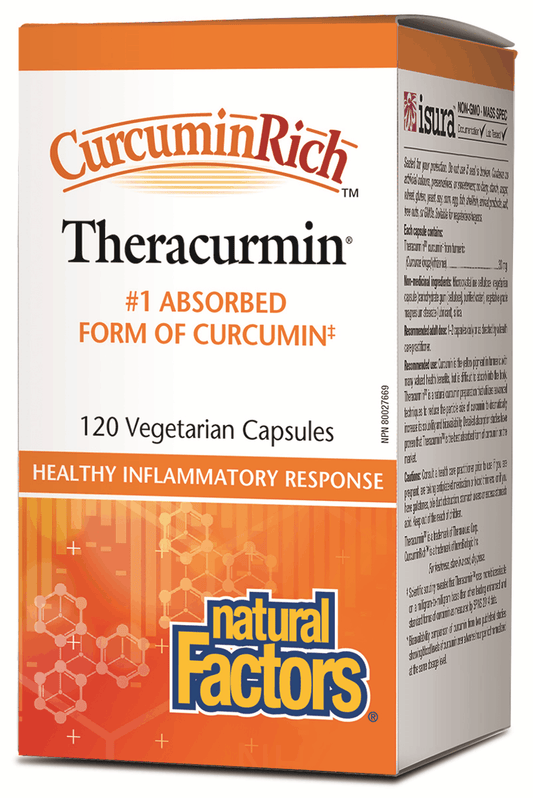 Natural Factors CurcuminRich Theracurmin 30mg 120 V-Capsules