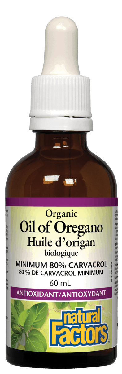Natural Factors Organic Oil of Oregano 60mL