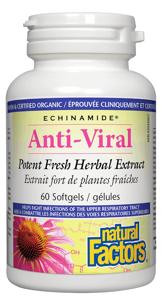 Natural Factors Echinamide Anti-Viral 60 Softgels