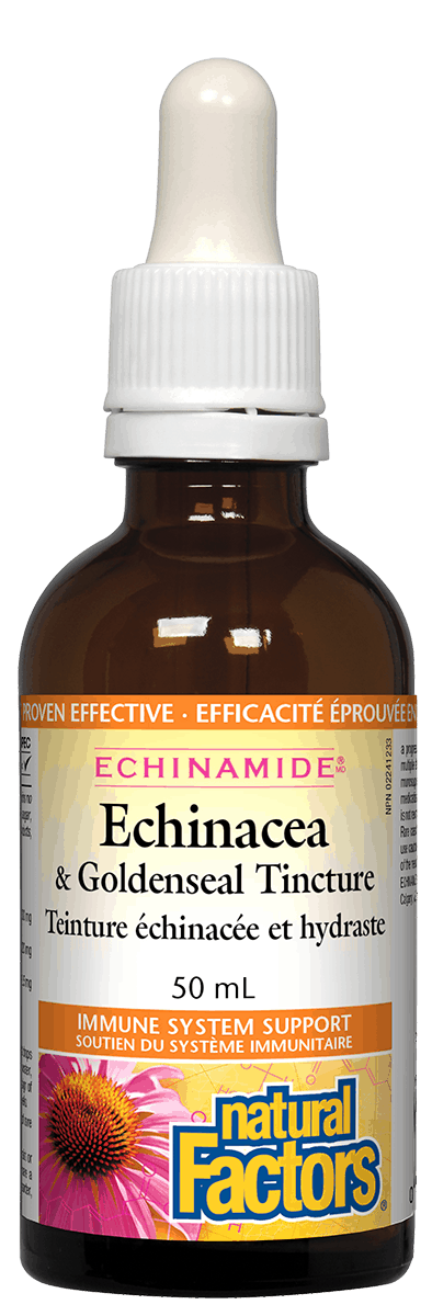 Natural Factors Echinacea and Goldenseal Tincture 50mL