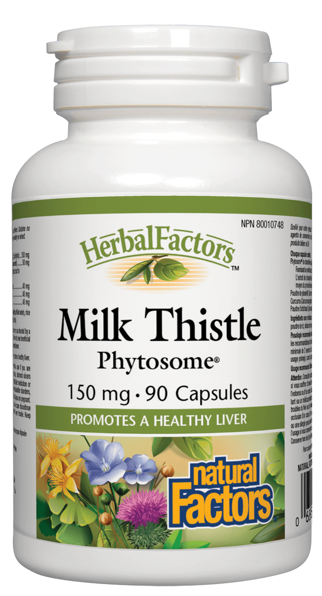 Natural Factors Milk Thistle Phytosome 150mg 90 Capsules