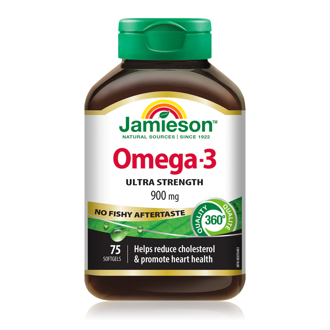 Jamieson Omega-3 Ultra Strength, 900mg, 75 SG