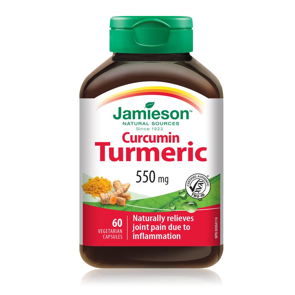 Jamieson Curcumin Turmeric 550mg 60 veg caps