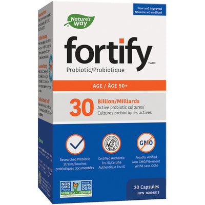 Nature’s Way fortify Age 50+ Probiotic, 30 Billion CFU
