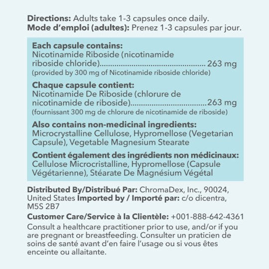 Tru Niagen 2 X Anti-aging NMN (300 mg NR) 90 capsules