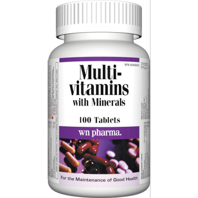 Webber Naturals Multivitamins with Minerals, 100tabs