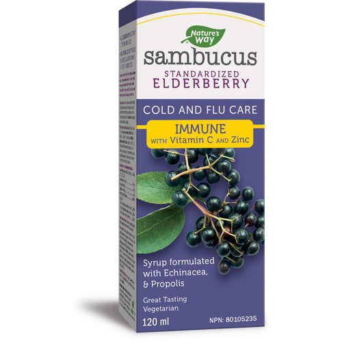 Nature's Way Sambucus Immune Cold and Flu Care Syrup 4 fl oz/120mL