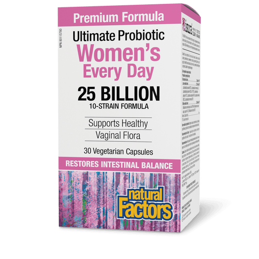 Natural Factors Women's Every Day Probiotic 25 Billion 30 V-Capsules