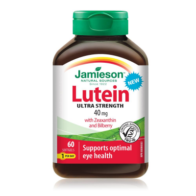 Jamieson Lutein 40mg Ultra Strength 60 softgels