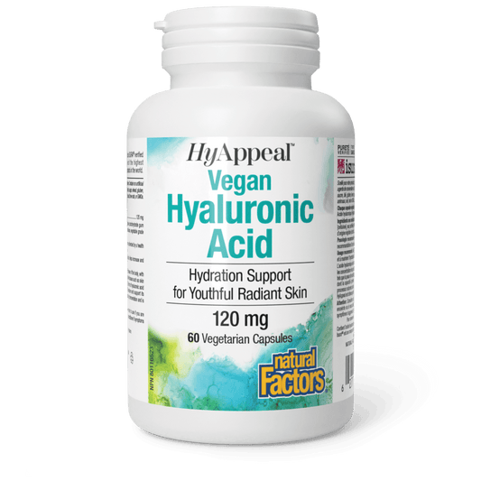 Natural Factors HyAppeal Vegan Hyaluronic Acid 60 V-Capsules