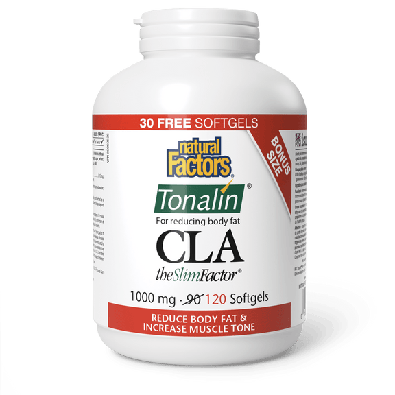 Natural Factors Tonalin CLA 120 Softgels